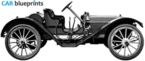 1910 Oldsmobile Limited Cabriolet blueprint