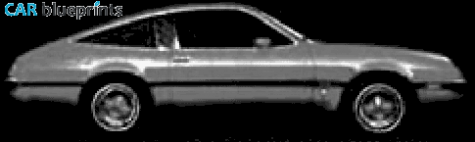 1977 Oldsmobile Starfire SX Sport Coupe blueprint