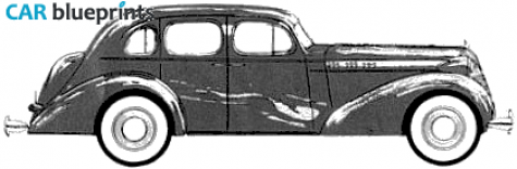 1936 Oldsmobile Touring Sedan blueprint