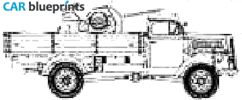 1941 Opel Blitz Truck blueprint