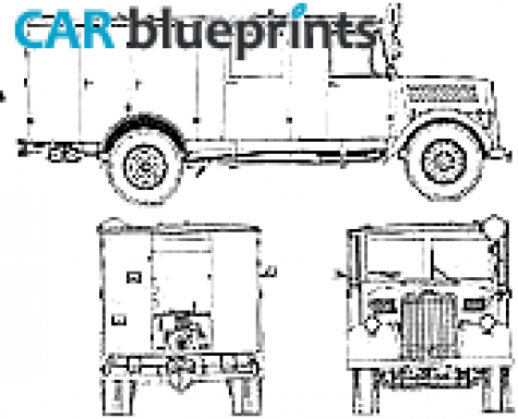 1944 Opel Blitz Truck blueprint