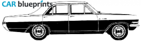 1965 Opel Diplomat Sedan blueprint