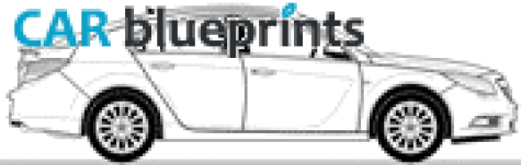 2008 Opel Insignia Hatchback blueprint