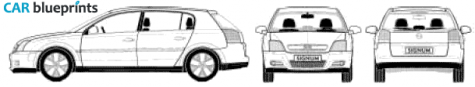 2005 Opel Signum Wagon blueprint