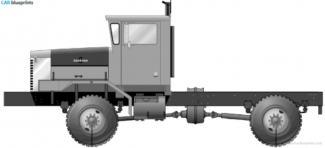 2006 Oshkosh MPT Truck blueprint