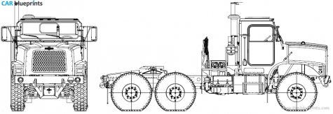 2006 Oshkosh MTVR Mk 31 Truck blueprint