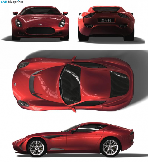 Other Zagato Perana Z-One Coupe blueprint