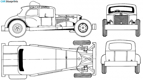 Other A-35 Rocket Stock Car Coupe blueprint