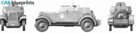 Other Adler Kfz13 Truck blueprint