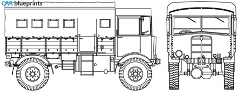 1941 Other AEC Matador 0853 4x4 Truck blueprint