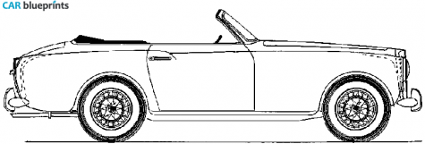 1954 Other Arnolt MG TD Bertone Tourer Cabriolet blueprint