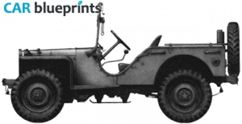 1941 Other Bantam BRC-40 Aeton 4x4 GPV SUV blueprint