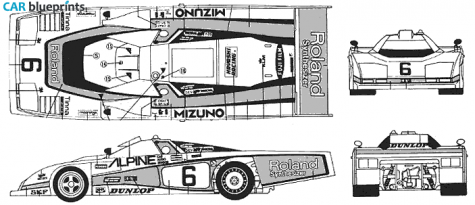 1979 Other Dome Zero RL Coupe blueprint