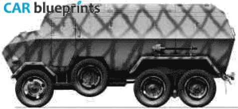 1941 Other FIAT Dovunque 35 Armoured Car Truck blueprint