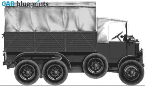 1941 Other FIAT Dovunque 35 Truck blueprint