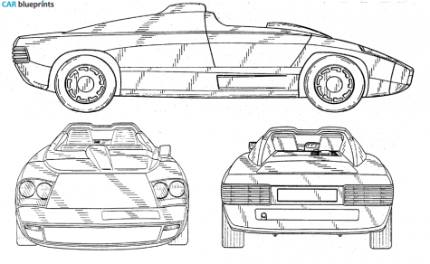 1984 Other Eberhart Coupe blueprint