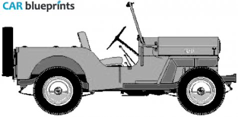 1949 Other Ebro Jeep CJ3 S Bravo SUV blueprint