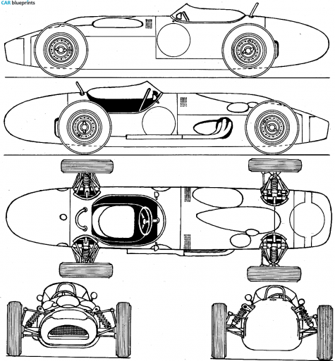 1961 Other Ferguson P99 F1 GP OW blueprint