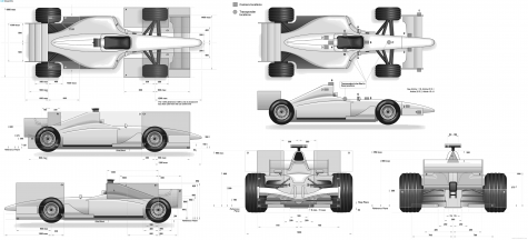 2009 Other F-1 Regulation Drawings OW blueprint