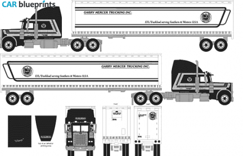 Other Gary Mercer Truck blueprint