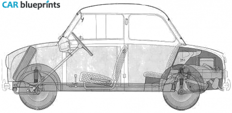 Other Glas Gogomobile Sedan blueprint