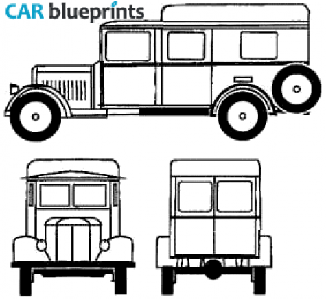 1939 Other Granit 25H Ambulance Van blueprint