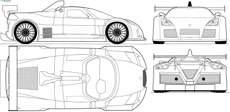 2009 Other Gumplert Apollo Coupe blueprint