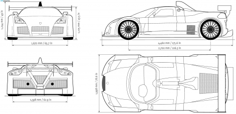 2005 Other Gumplert Apollo Coupe blueprint