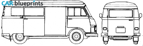 1967 Other Hanomag F20 Van blueprint