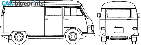 1967 Other Hanomag F20 Van blueprint