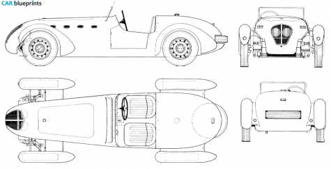 1968 Other Harley Silverstone Cabriolet blueprint