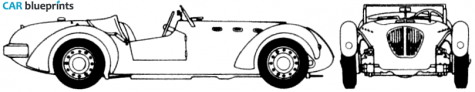 1950 Other Healey Silverstone Roadster blueprint