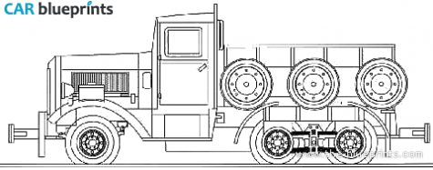 Other IJA Type-94 Six Wheeled Truck blueprint