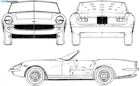 1959 Other Intermeccanica Cabriolet blueprint