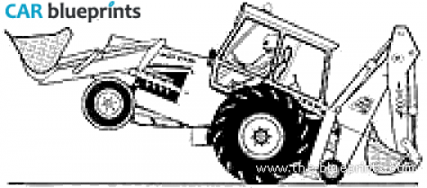 Other JCB GT Digger Tractor blueprint