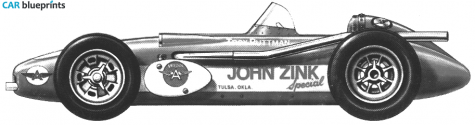 1955 Other John Zink Special Indy 500 OW blueprint