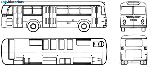 1955 Other Krauss Maffei KMS125 Bus blueprint