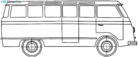 1957 Other RAF Latvia PA977A Bus blueprint