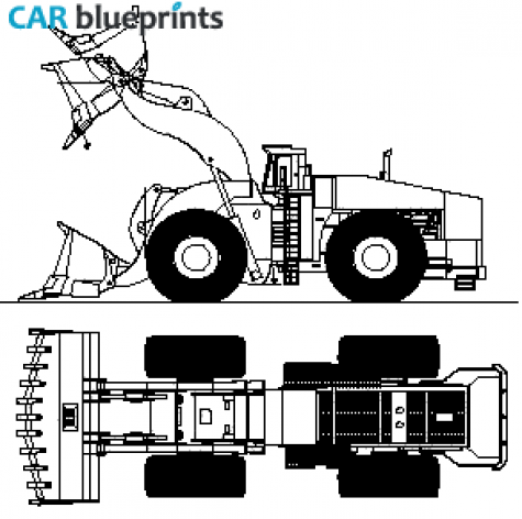 Other Le Tourneau L-2350 Wheel Loader Tractor blueprint