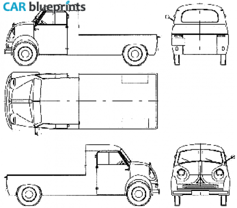 1955 Other Lloyd LT-600 Pick-up blueprint