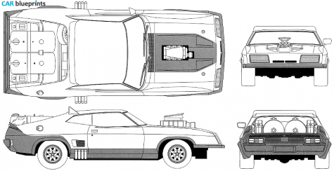 Other Mad Max Interceptor II The Road Warrior Cinema Coupe blueprint