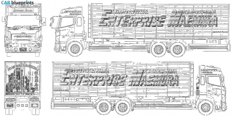 Other Maemura Industry Truck Truck blueprint