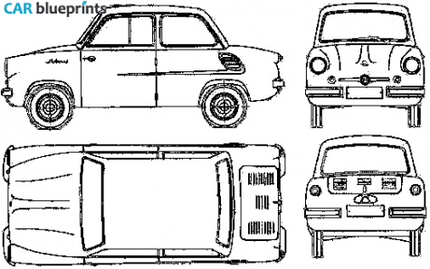 1958 Other Mikrus MR300 Sedan blueprint