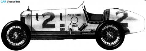 1927 Other Miller Indy 500 OW blueprint