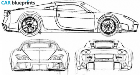 2010 Other Noble M600 Coupe blueprint