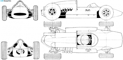 1964 Other Offenhauser Bryant Special Indy 500 OW blueprint