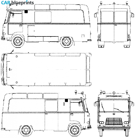 1965 Other OM Fire Van blueprint