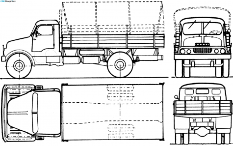 1965 Other Praga S5T Truck blueprint