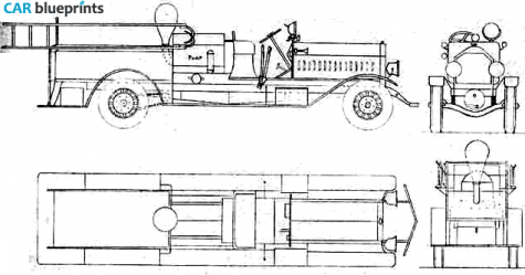 1915 Other Robinson Fire Truck blueprint