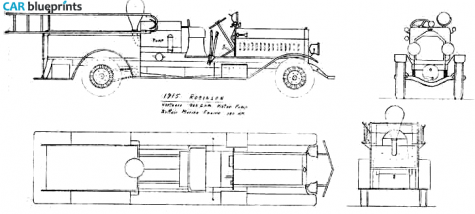 1915 Other Robinson Fire Truck blueprint